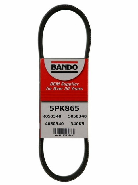 Belt 5PK865 for Beefed Up Drive Belt Set For 2.4L Toyota Tacoma 1998 2004 Four Cylinder Three Piece Replacement Kit