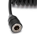 Hella Flexible Car Air Pump Extension Hose 9.84 Feet PS20 Female Plug close-up view of connector end with heavy-duty rubber design.
