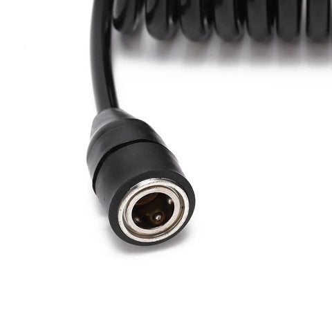 Hella Flexible Car Air Pump Extension Hose 9.84 Feet PS20 Female Plug close-up view of connector end with heavy-duty rubber design.
