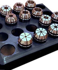 Durable 3D Printed Composite Storage Organizer Rack Tray For ER20 Collet CNC Milling Chuck Lathe Tools Multicolor Finish