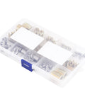 116 Piece Self Tapping Threaded Inserts And Wire Thread Inserts Assortment Kit For M3 M4 M5 M6 M8 M10 Helical Type Thread Reinforcement In Automotive Repair And DIY Projects clear plastic case