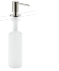 Soap Dispenser For Bath And Kitchen Sink In Stainless Steel Optic, Modern Design With 16 Oz Capacity, Durable Countertop Access, Easy Refill