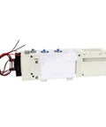 Multi Stage Vacuum Generator With Integrated Control Valve And Silencer In One Compact Unit side view