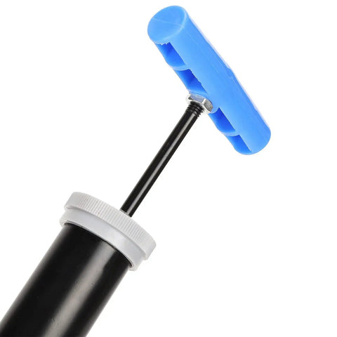 Top Grade Physics Lab Gear For Knockout Science Demonstrations Featuring Liquid Pressure Ball Rig steel nozzle with blue handle.