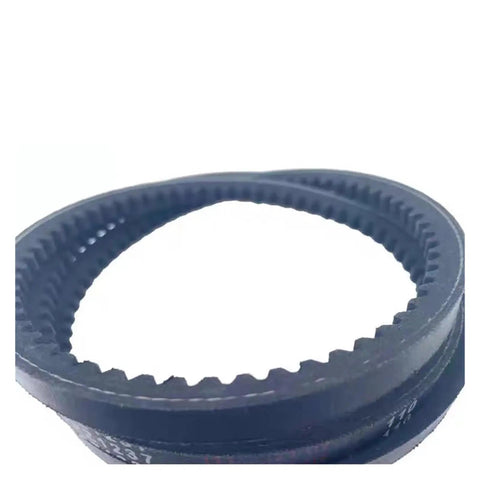 Beefy Heavy Duty Raw Edge Cogged V Belt Set XPZ 3VX Drive Serrated Conveyor Belts For Auto, Industrial And Farm Equipment, 1060 To 1587 Mm Length, 2 Pack Rubber Transport Straps dark blue cogged V-belt