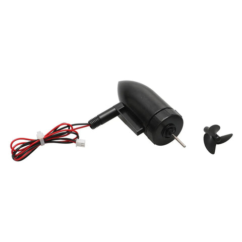 Beefy Underwater Thruster Pair 5 to 12V With 13000 RPM Brushed 390 Motors, 26mm 3 Blade Nylon Propellers for RC Submarines and ROVs