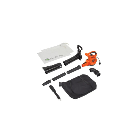3 In 1 Electric Leaf Blower Vacuum And Mulcher With 12 Amp Power, 250 MPH Air, 400 CFM Debris Capacity, High Impact Metal Fan, Accessories Included