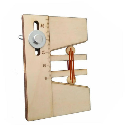 Wooden Mooring Tools for Model Ship Building, fixed tool with ruler, handcrafted for sailboat kits, lightweight accessory