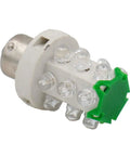 Close-up of a single 24V Green LED Bulb from the 5-pack for Industrial Signal Indicator Systems
