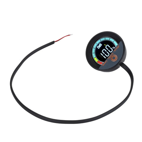 Real Time Battery Capacity And Voltage Meter With LCD Color Display for motorcycles, electric bikes, and scooters, DC 8-100V monitoring.
