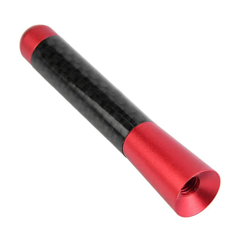 Premium Carbon Fiber Mounting Screw For Short Car Antenna Upgrade Built Tough Universal Auto Parts With Sleek Silver Finish And No Hassle Quick Installation, featuring sleek black and red design.