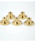 Brass nuts for 4mm Lead Screw In 304 Stainless Steel With Brass Nut For CNC And 3D Printer Pitch 1mm Lead 1mm And Lead 2mm