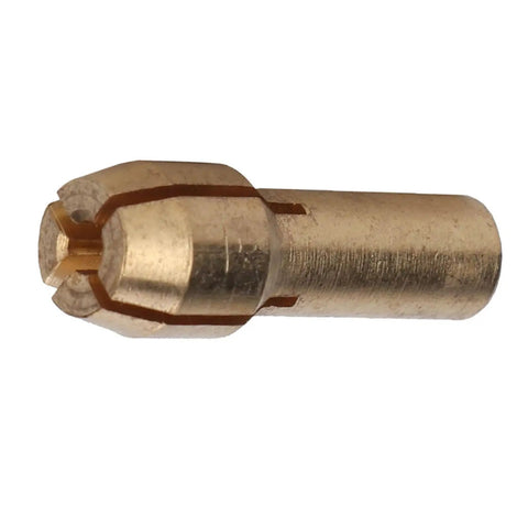 Close-up of a single brass collet from the Mini Brass Collets Set 10 Pcs Durable Drill Tool Accessories For Precision Drilling With Electric Grinders