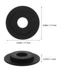 Wheel Balancer Guard Panel With Drive Belt Cover And Durable Housing Shield, black plastic, dimensions 4.60in x 0.47in