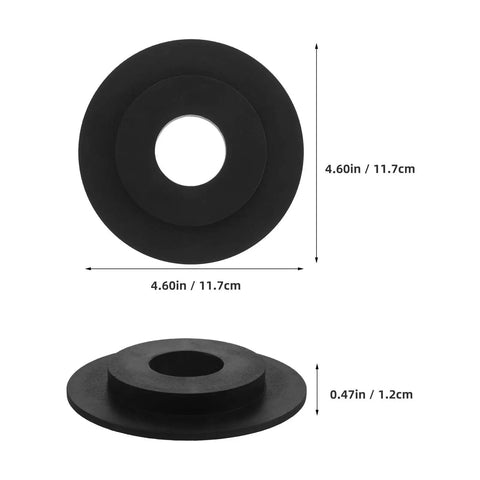 Wheel Balancer Guard Panel With Drive Belt Cover And Durable Housing Shield, black plastic, dimensions 4.60in x 0.47in