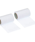 Two rolls of Pipe Wrapping Tape 4.7 Inch by 49.2 Feet, PVC Duct Tape Pack of 2 for Waterproof Insulation of Piping and Air Conditioner Tubes.