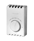Front view of Two Wire Line Voltage Baseboard Heat Thermostat With No Fuss Install Long Lasting Micro Switch Rugged Mounting Base T410A1013