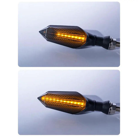 Ebike Turn Signal Kit With Front And Rear Indicator Lights And Brake Light For Electric Bicycles Left And Right Signals Waterproof Pro Grade High Brightness SMD LED 36V 48V 72V Compatible amber LED turn signal light for electric bike