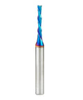 Spektra Solid Carbide Extreme Tool Life Coated Spiral Plunge Router Bit 1 8th Dia Built Tough Made In USA With nACo Nanocomposite Coating