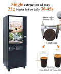 High Capacity Self Serve Coffee Vending Machine, Automatic Commercial Dispenser with freshly ground coffee display