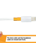 Data cable secured with High Temp Heavy Duty Polyimide Film Tape 2 Inch By 36 Yard For 3D Printing Soldering And Electronics