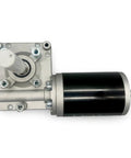 Universal 12V Electric Tarp System Motor For Dump Trucks, 600W, 50 To 1 Gear Ratio, Slim Gearbox, 40 Amp shown from above