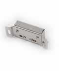 Stainless Steel Wardrobe Door Double Ball Roller Catch Latch Door Closer In Silver for Closet and Furniture Doors