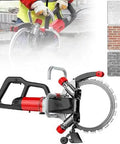 Heavy-Duty Concrete Circular Saw With Water Pump For Wet Dry Cutting Of Stone And Reinforced Concrete Up To 270mm Deep in use for precision cutting.