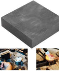 Pro Grade High Purity Graphite Block For EDM Milling And Electrolysis 8x4x0.4 Inch Ingot Plate 99.9 Percent Purity Durable Graphite Block