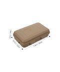Brown Durable Wear Resistant Multi Function Shockproof Storage Case For Outdoor Adventures Hiking Camping And Emergency Supplies Waterproof Sealed Organizer Box with dimensions