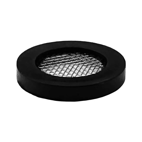 Three Pack 3/4 Inch Shower Head Gaskets And Washers To Filter Water Impurities Built To Create A No Leak Seal And Stop Leaks Fits 1/2 Inch Shower Heads Anti Clogging Stainless Mesh Filters Improve Water Flow, black mesh washer