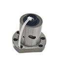 End Machined Ball Screw SFU1610 16mm Right Hand Thread Roller Ball Screw With Single Nut side view showing single nut design.