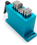 Rock Solid Flexible Claw Fixture Clamps For CNC Machining And Laser Marking, 30x79mm Stainless Steel Workholding Gripper With 6mm Pins, Built To Last For Precise, Quick Setup. Blue flexible claw fixture clamp with stainless steel pins and slotted base