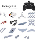 C-17 RC Airplane With 2.4GHz 2CH Remote Military Transport Aircraft 373mm Wingspan EPP Foam Fixed Wing Plane Parts Package