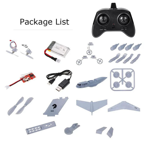 C-17 RC Airplane With 2.4GHz 2CH Remote Military Transport Aircraft 373mm Wingspan EPP Foam Fixed Wing Plane Parts Package
