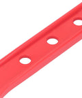 Close-up of Ergonomic Table Saw Push Sticks 2 Pack Red Plastic Safety Push Sticks For Pushing Stock Through Table Saws Router Tables And Jointers