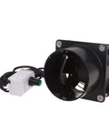USB Must Have Adjustable Speed Solder Smoke Absorber Fume Extractor Fan With Pipe Tube Ventilation, black plastic, 7x7 cm fan
