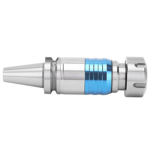 Heavy Duty CNC Holder Tension Compression Taper Chuck For Milling Machines And CNC Machining Centers Precision Tool Holding Accessory For Rock Solid Clamping And Ultra Accurate Machining, silver and blue steel