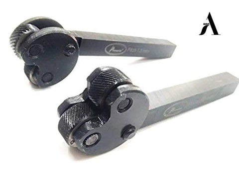 Diamond Pattern Knurling Tool With Pivot Head For Lathe And Milling Machines Pro Grade 1/2 Inch Square Shank
