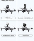 All In One Drone Action Camera Mount For Mavic Air 3S And Air 3 Compatible With Osmo Action 360 Nano Action 5 Pro on drones