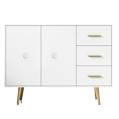 Retro Porcelain Cabinet Knobs And Drawer Pulls Set White Ceramic Kitchen Hardware installed on a modern white cupboard