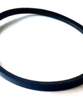 Top Shelf Replacement Belt For 10 Inch Drill Press Compatible With DP250 heavy-duty synthetic rubber drive belt on white background.