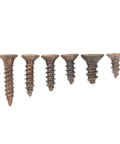 1200 Piece Woodworking Screws Kit M2 M5 Self Tapping Cross Countersunk Set assorted sizes on white background