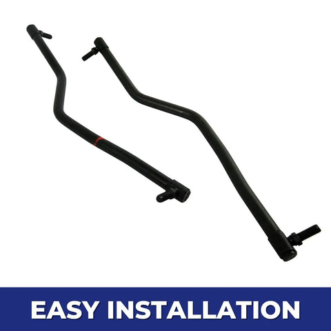 Left And Right Steering Drag Link Set For Craftsman Husqvarna Lawn Tractors Fits Weedeater Poulan Pro LH RH 532194740 532194741 Durable Replacement Upgrade No Fuss Install, black steel pair