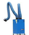 Mobile Welding Fume Extractor And Industrial Dust Collector With 3 Stage Filtration Pre Filter HEPA And Activated Carbon