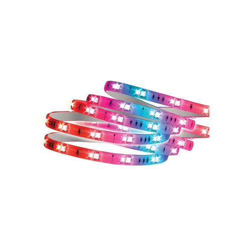 Smart LED Tape Strips 16 Ft RGBW Dimmable WiFi Light No Hub Required 100 Watt Equivalent Voice Control Colorful coil