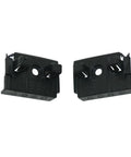 Heavy Duty Front Fender Bracket Support Holders Pair Left And Right Bolt In Replacement For Tesla Model 3 2017 To 2021, black steel components.