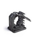 Side view of Heavy Duty Quick Fist Mount For E50 And E100 Fire Extinguishers With Durable Rubber Holder And Locking Tab Made In USA Single Mount