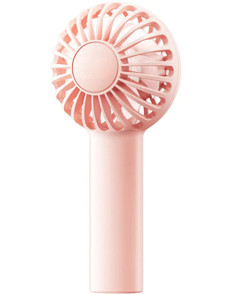 Mini Portable USB Rechargeable Handheld Fan, 3 Speeds, Cute Pink Travel Companion For Makeup, Lashes, Eyelash Extensions, Girls And Women
