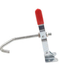 Toggle Clamp J Hook Type Draw Latch Clamp For Automotive Projects With Ergonomic Red Non Slip Grip And 170 Kg Holding Capacity Built From Cold Rolled Iron For Durable Secure Clamping On Metal For Wood And Plastic Surfaces Easy Release